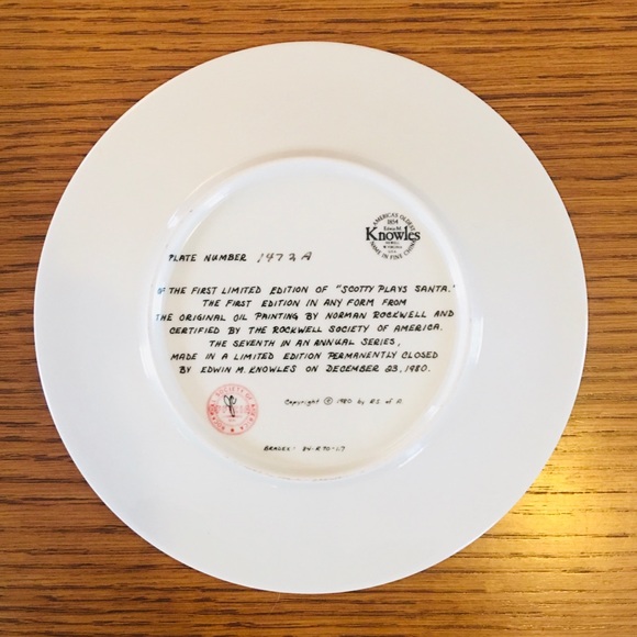 Norman Rockwell Christmas Collector Plates ‘76-‘82 - Picture 16 of 16